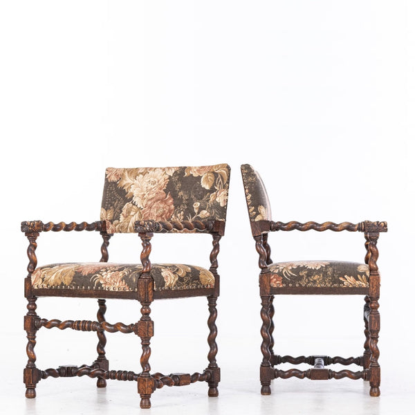 Scandinavian Antique Oak Chair