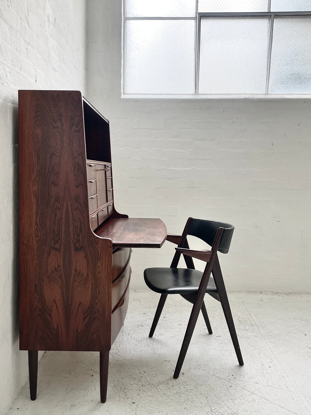 Erling Tortvits Rosewood Secretaire Bureau