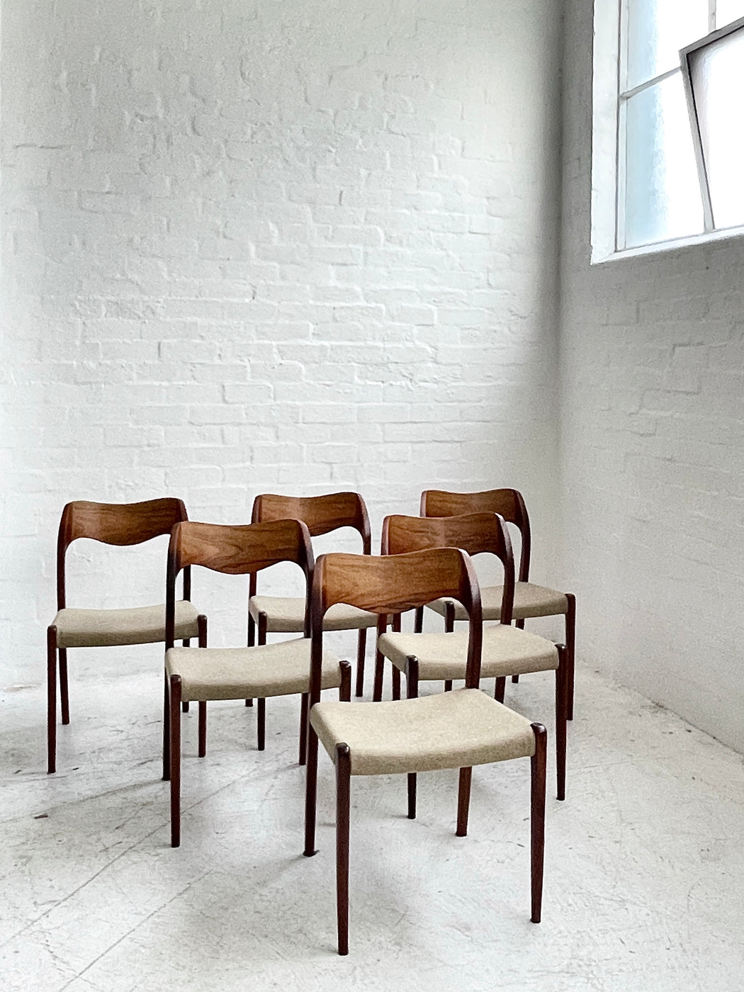 Niels O. Møller 'Model 71' Chairs