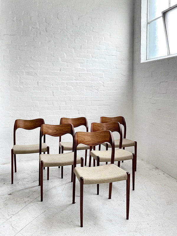 Niels O. Møller 'Model 71' Chairs