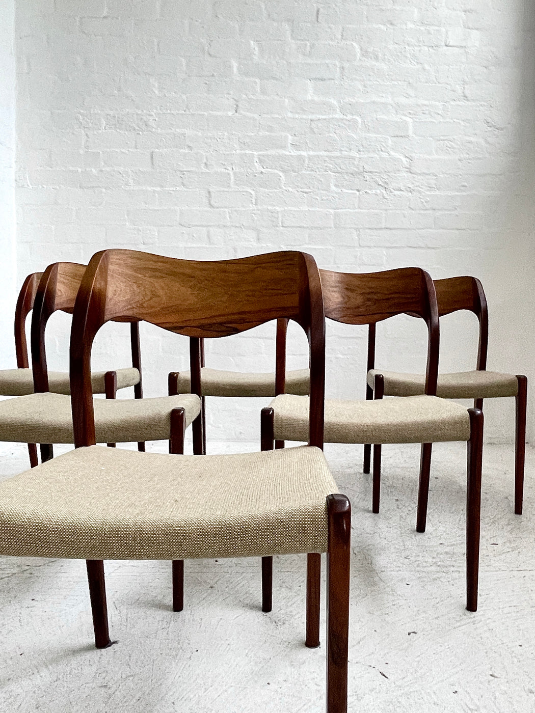 Niels O. Møller 'Model 71' Chairs