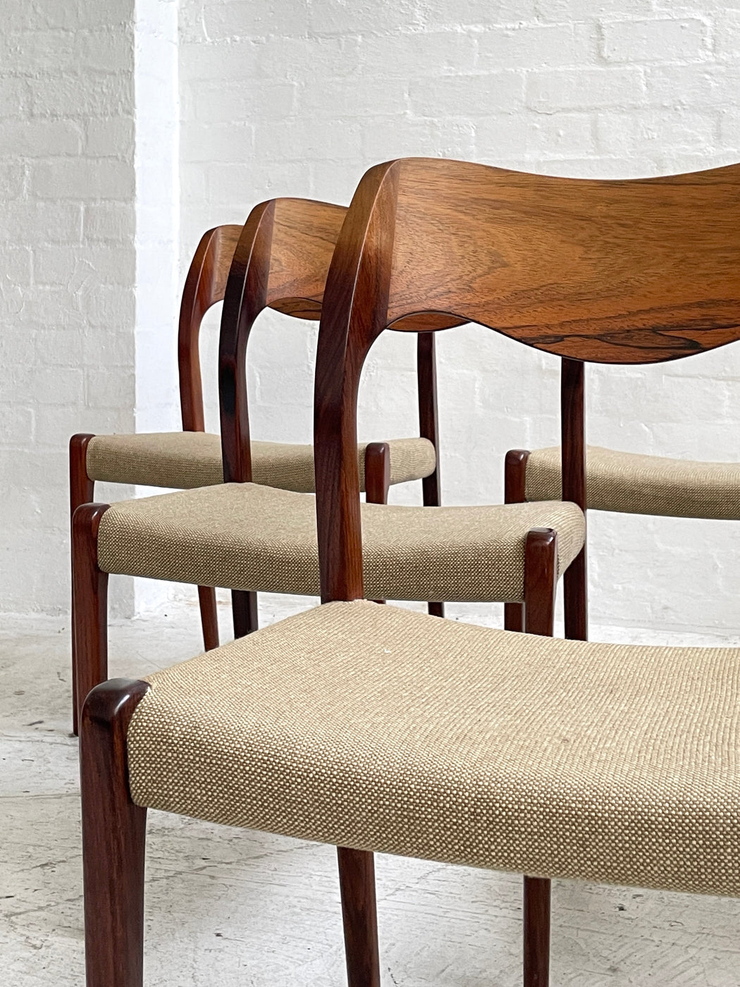 Niels O. Møller 'Model 71' Chairs