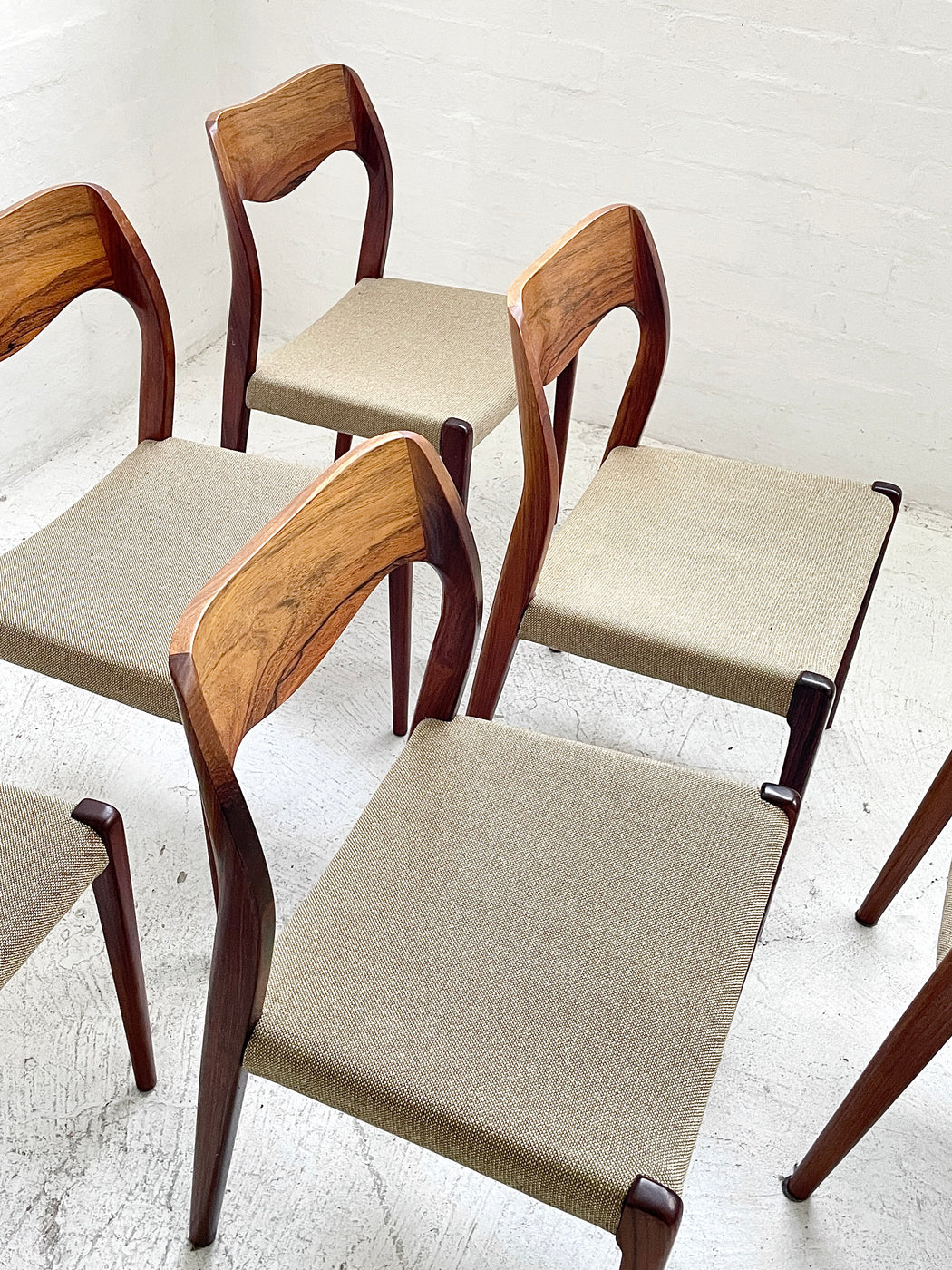 Niels O. Møller 'Model 71' Chairs