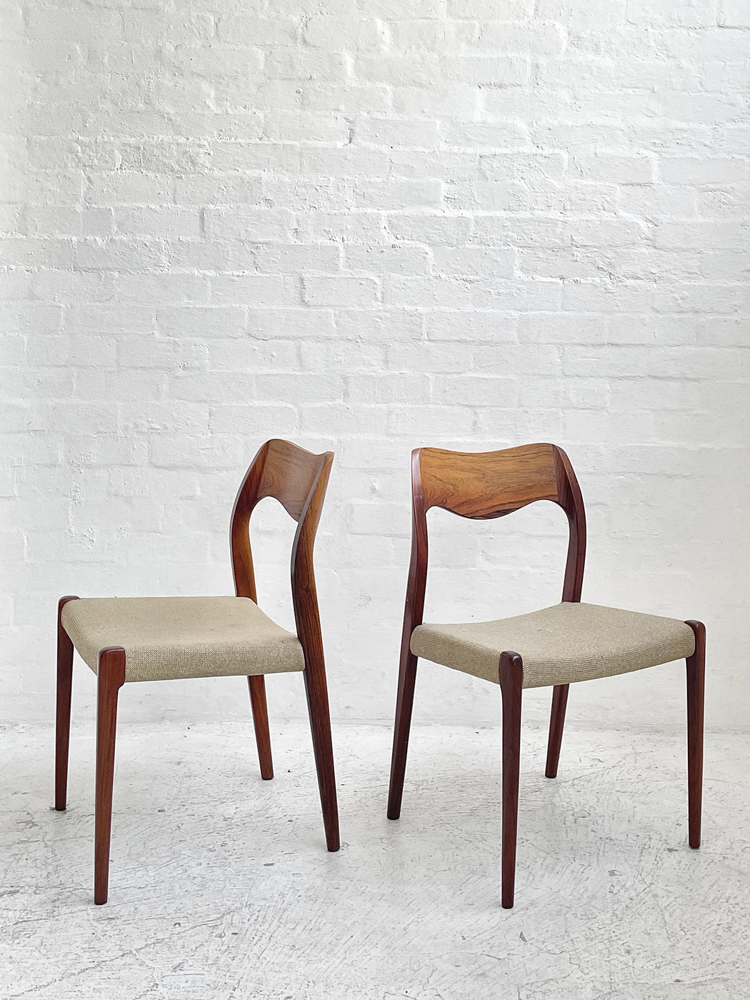 Niels O. Møller 'Model 71' Chairs