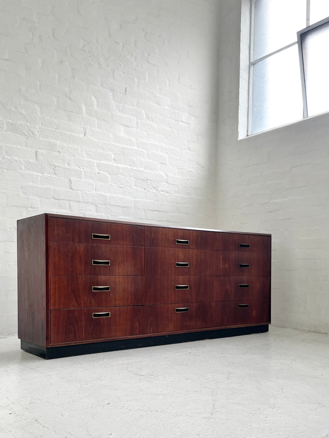 Founders Furniture Walnut Bank of Drawers