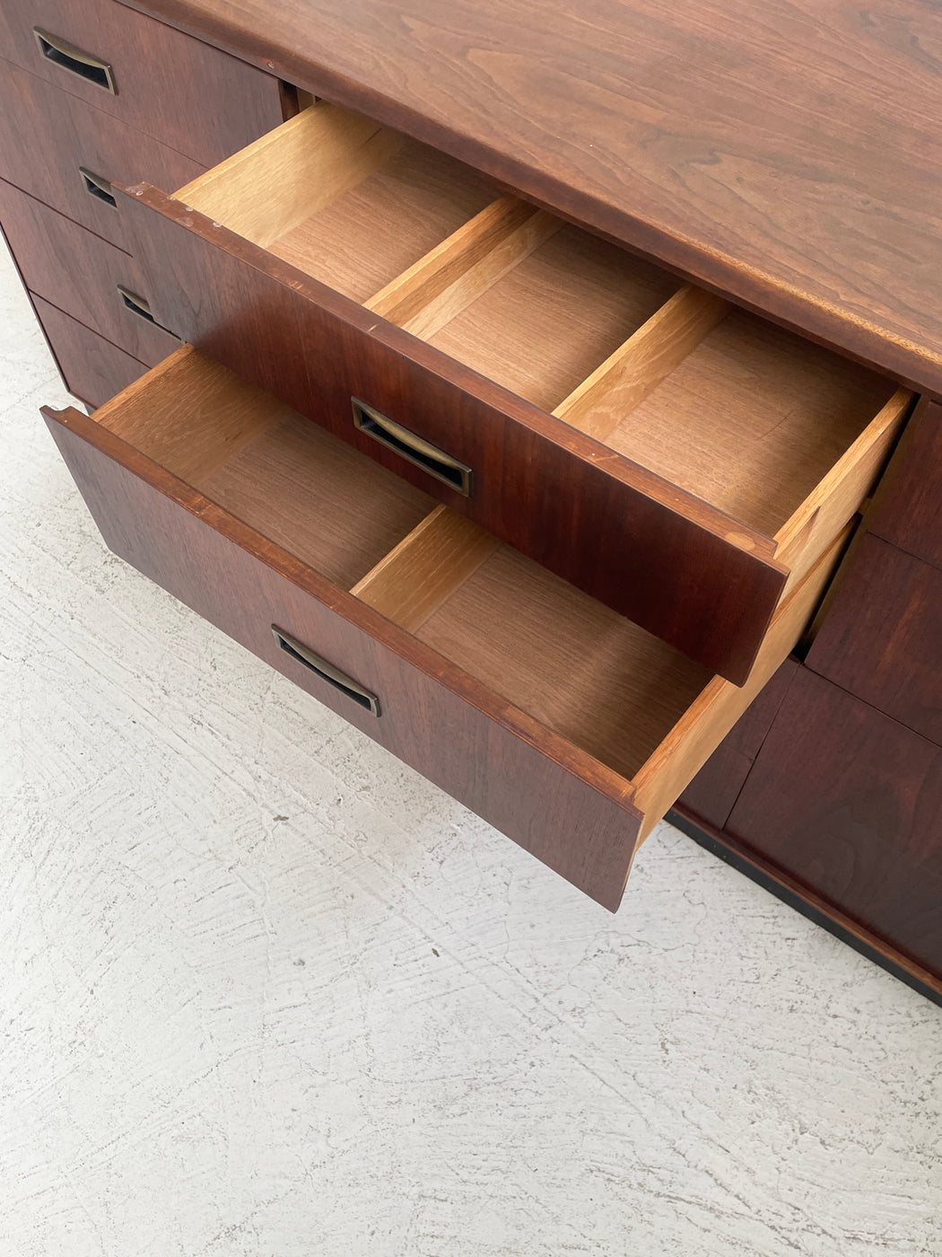 Founders Furniture Walnut Bank of Drawers