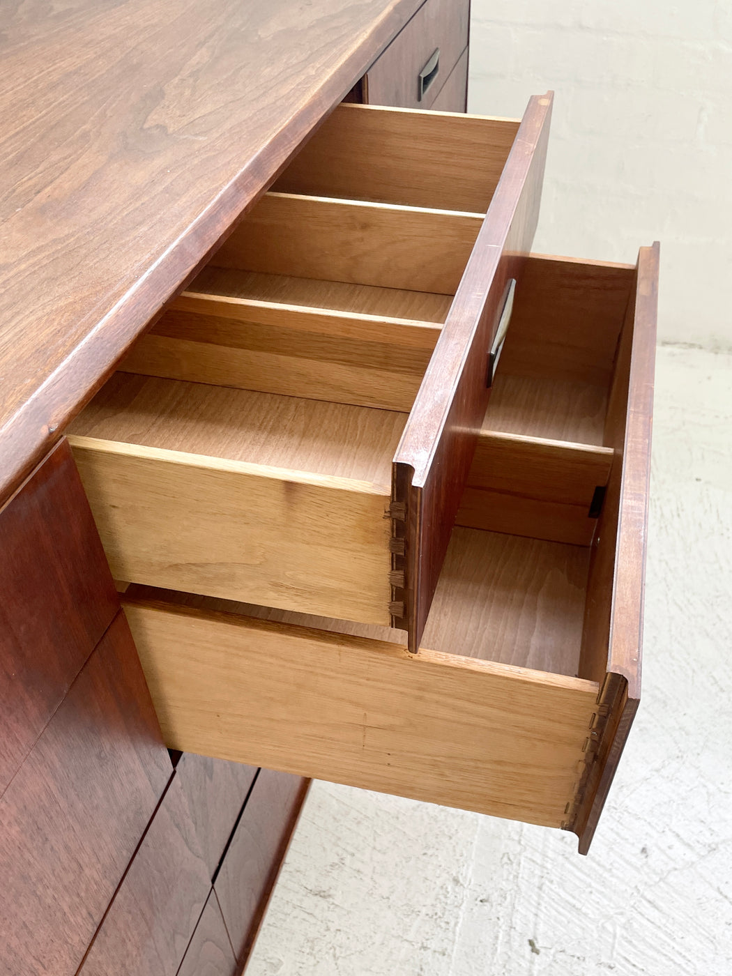Founders Furniture Walnut Bank of Drawers