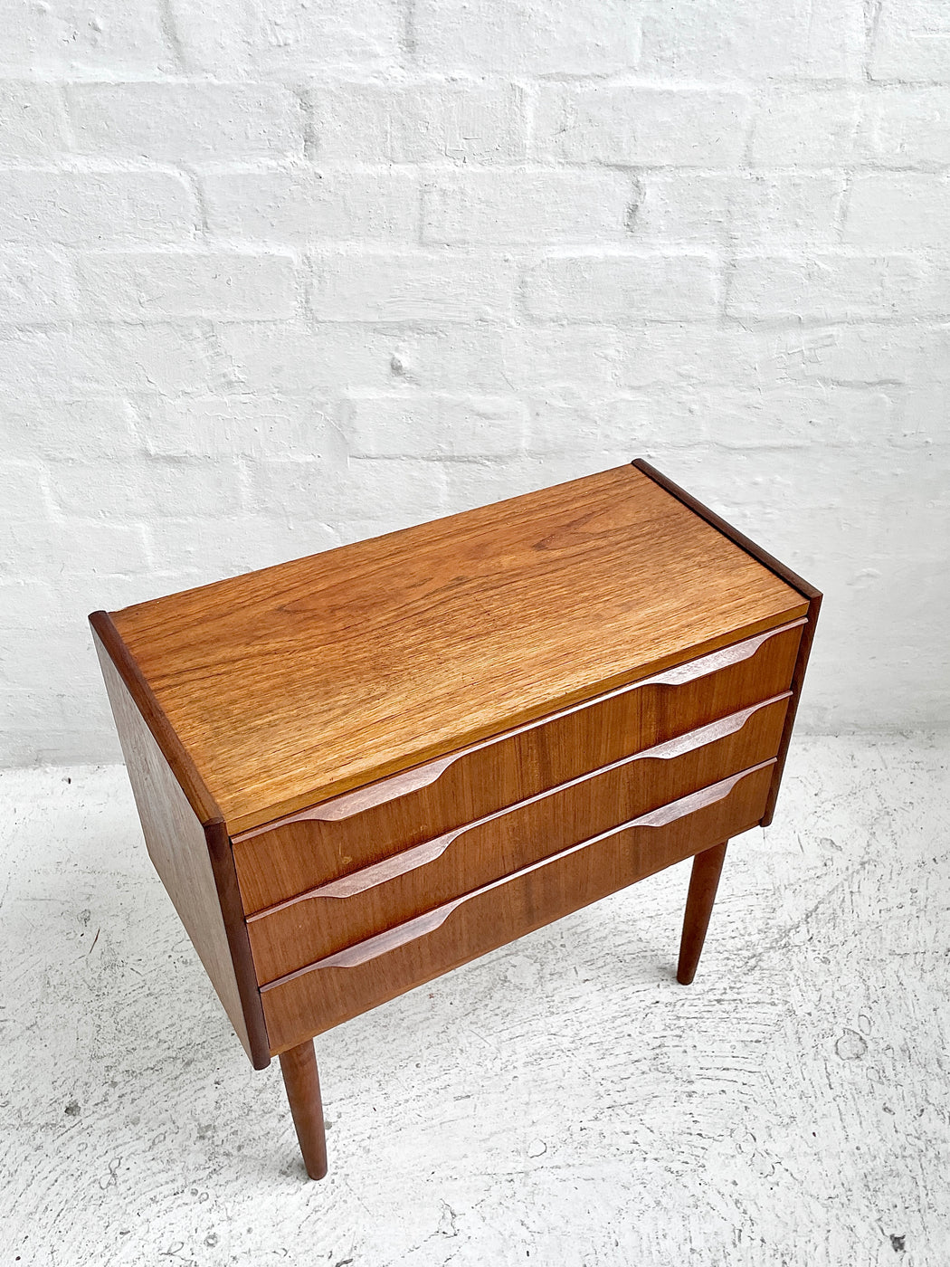Small Danish Teak Chest of Drawers