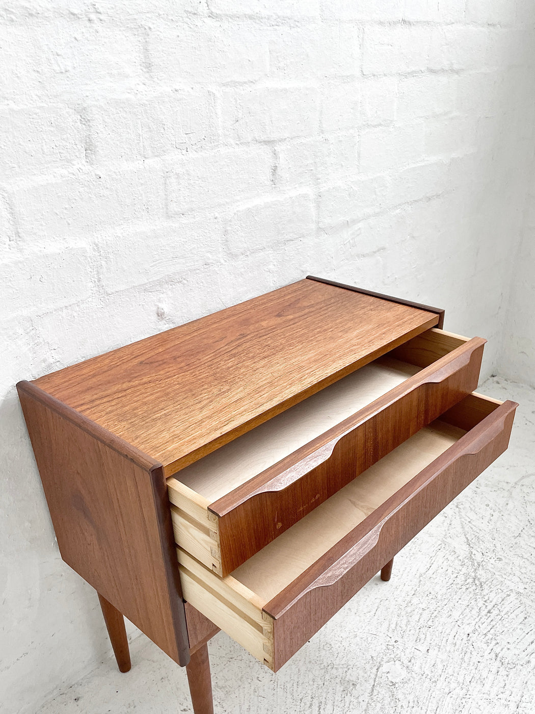 Small Danish Teak Chest of Drawers