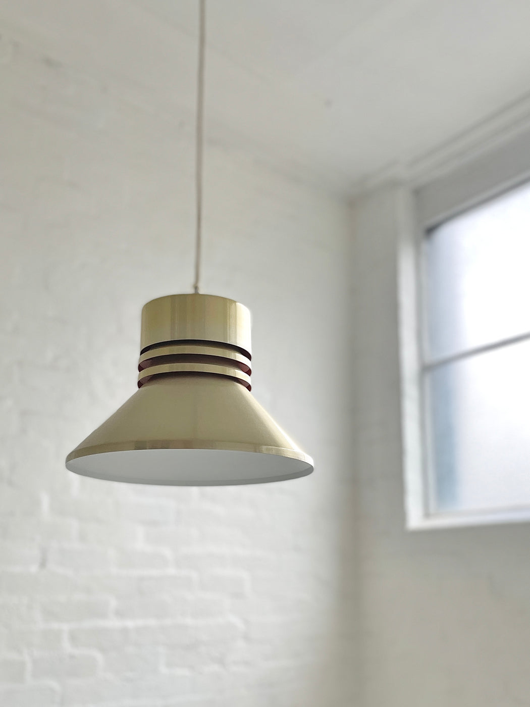 Danish Brass Pendant Light