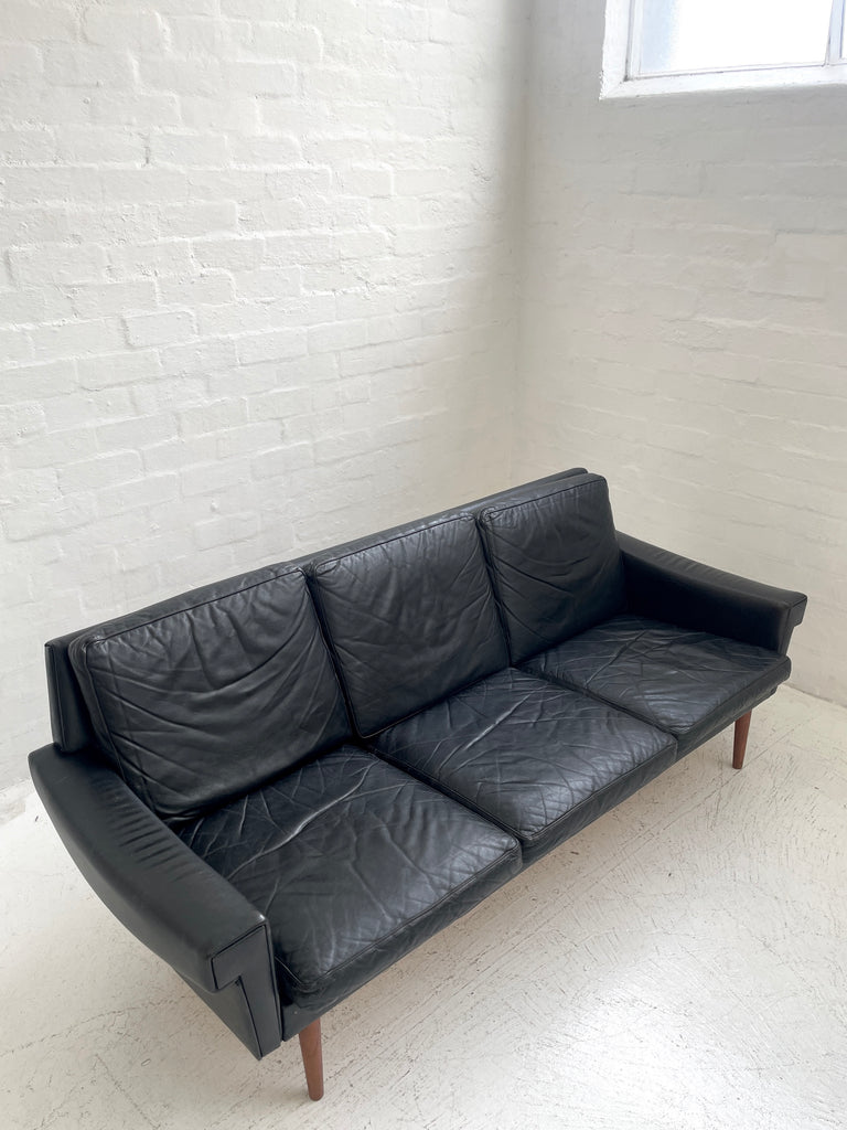 View of Danish Leather Sofa — Nord