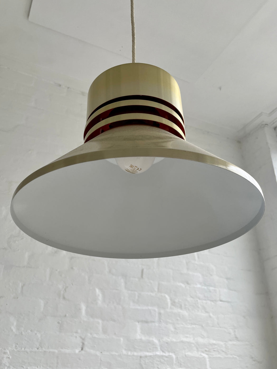 Danish Brass Pendant Light