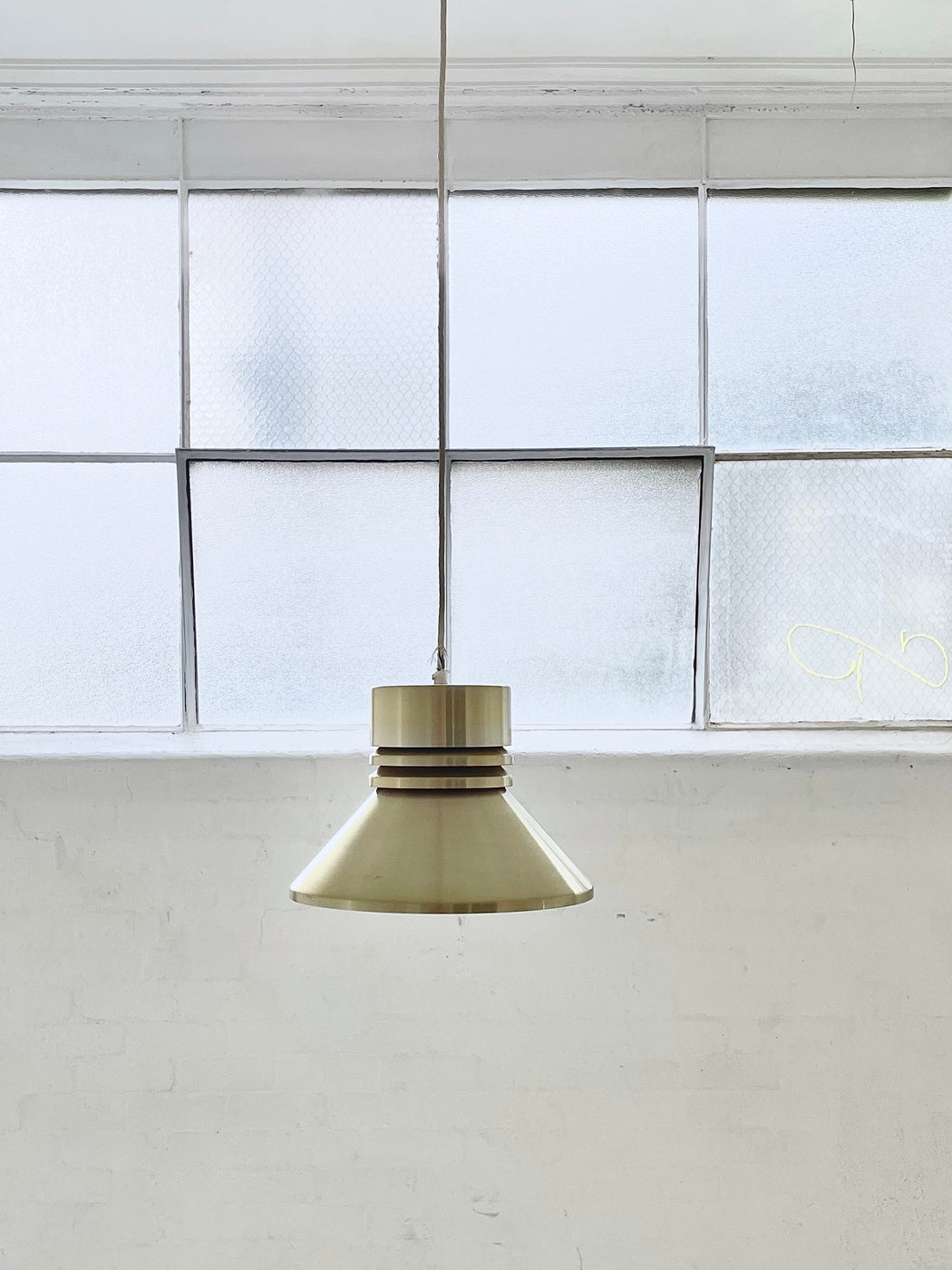 Danish Brass Pendant Light