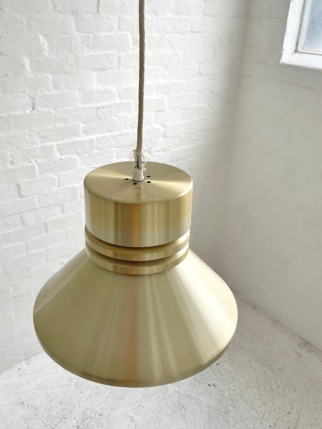 Danish Brass Pendant Light