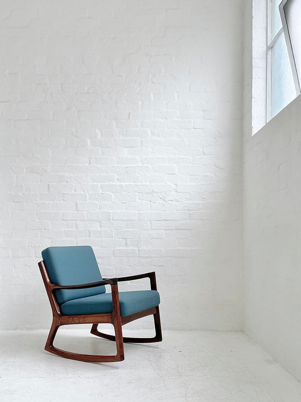 Ole Wanscher Rosewood Model 116 ‘Senator’ Rocking Lounge Chair