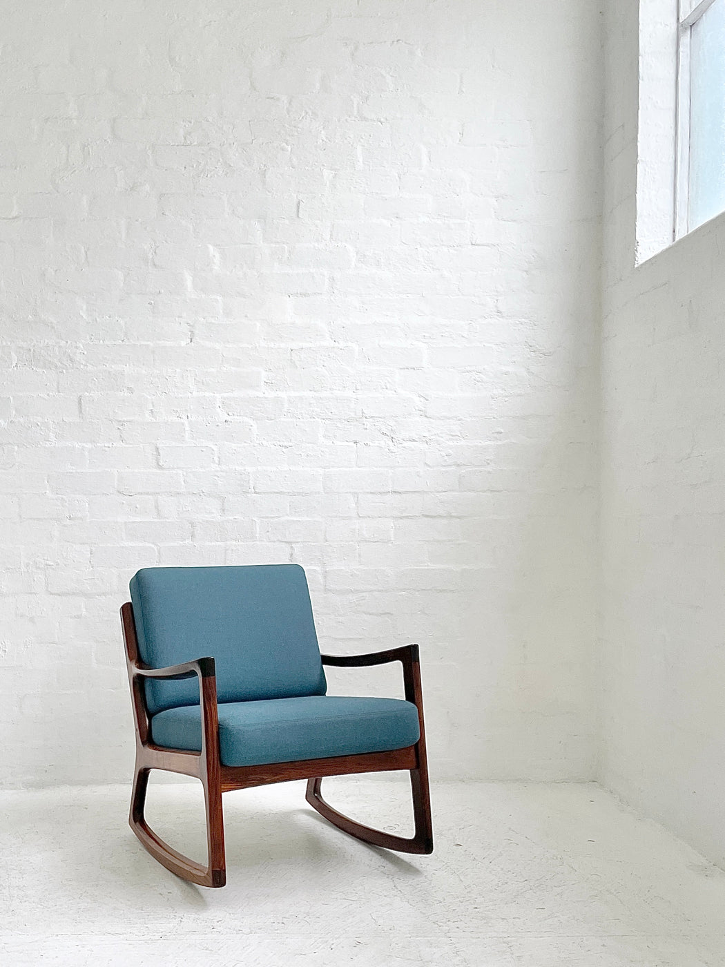Ole Wanscher Rosewood Model 116 ‘Senator’ Rocking Lounge Chair