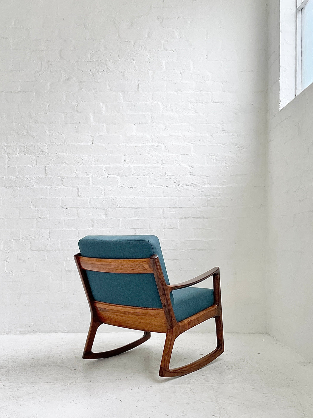 Ole Wanscher Rosewood Model 116 ‘Senator’ Rocking Lounge Chair