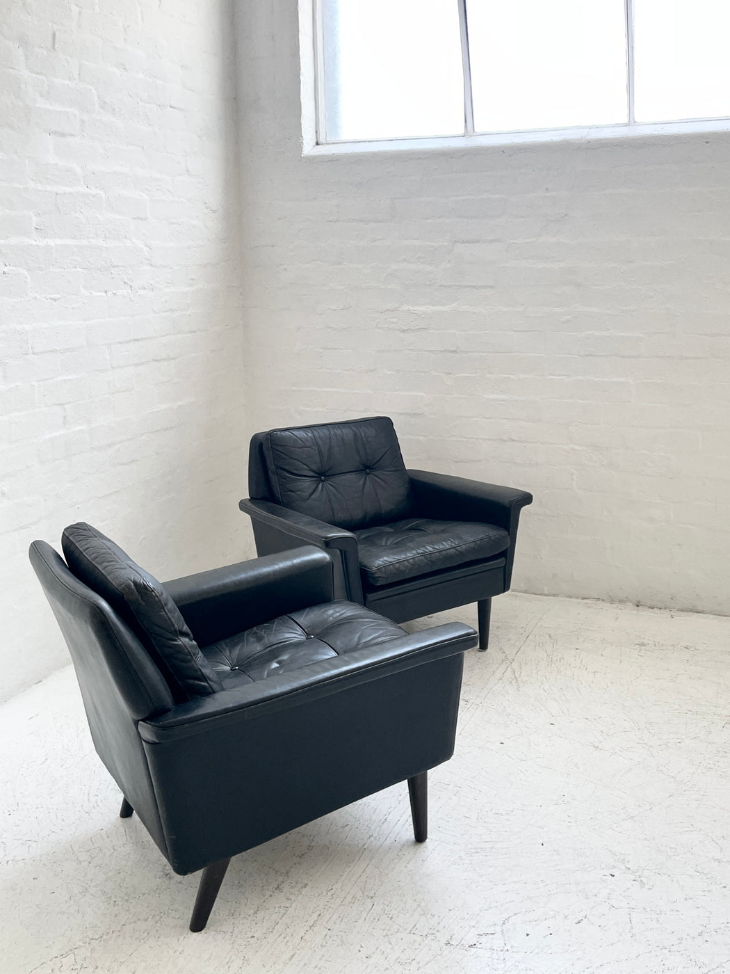 Danish Leather Lounge Chair
