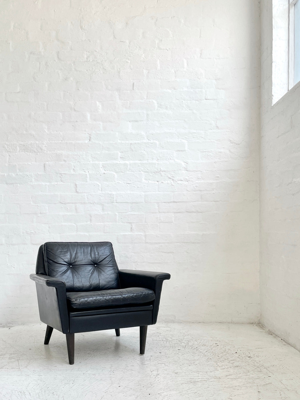Danish Leather Lounge Chair