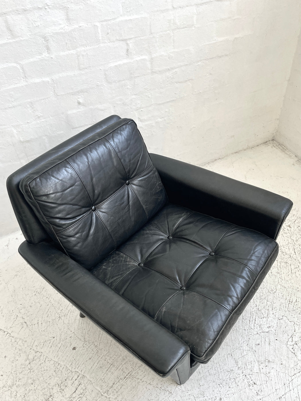 Danish Leather Lounge Chair
