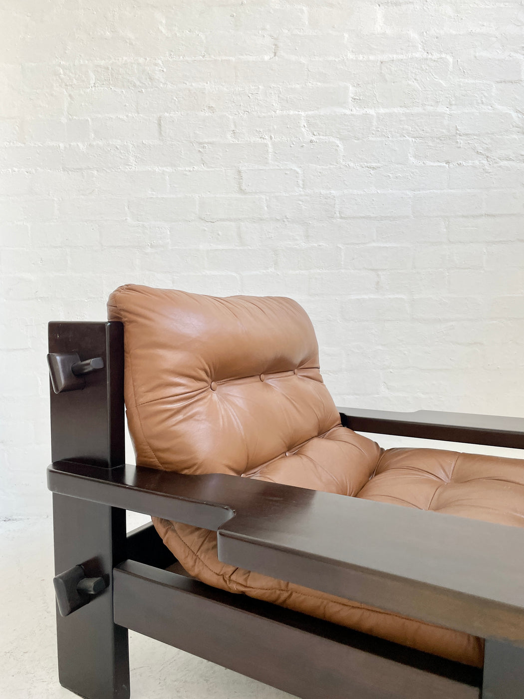Jean Gillon Leather Lounge Chair