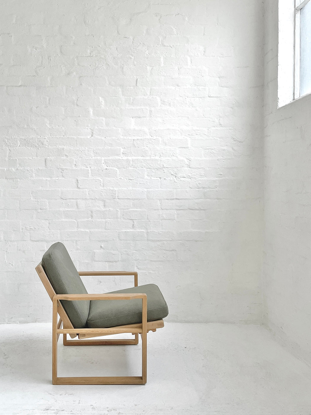 Danish Reclining Oak Lounge Chair