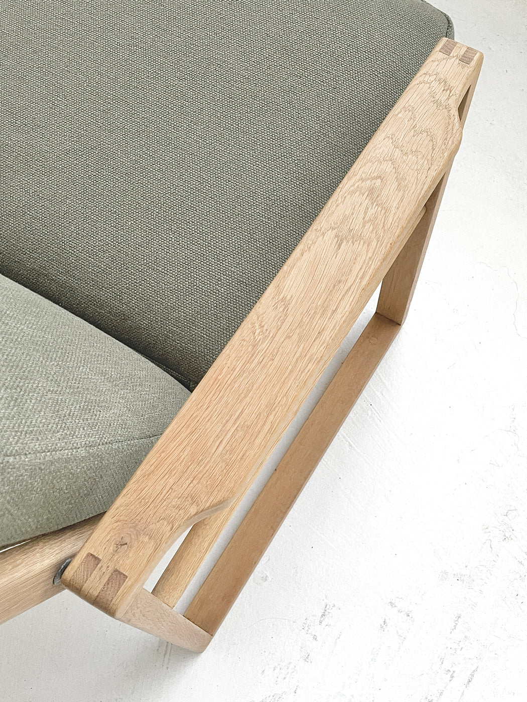 Danish Reclining Oak Lounge Chair