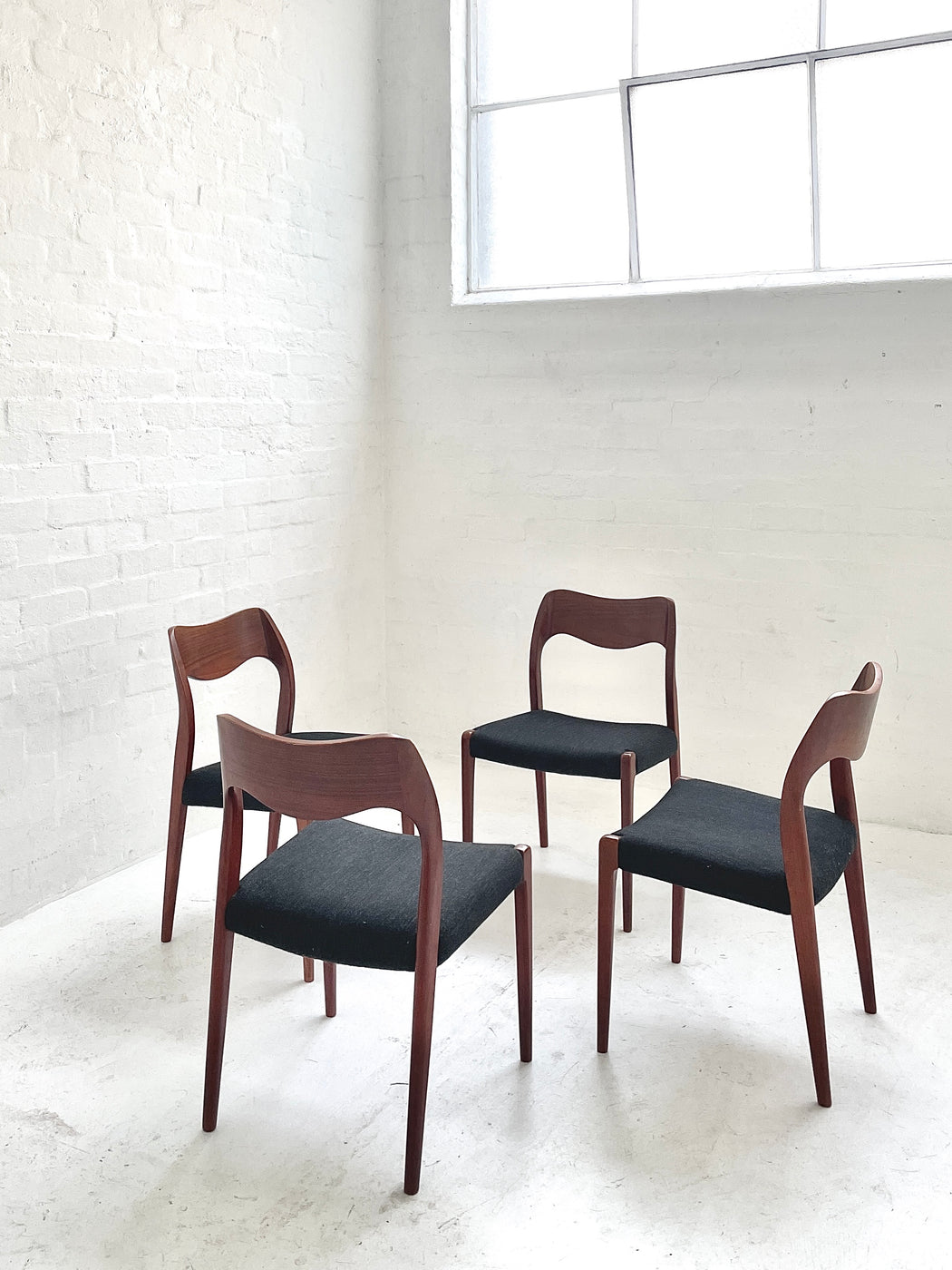 Niels O. Møller 'Model 71' Chairs