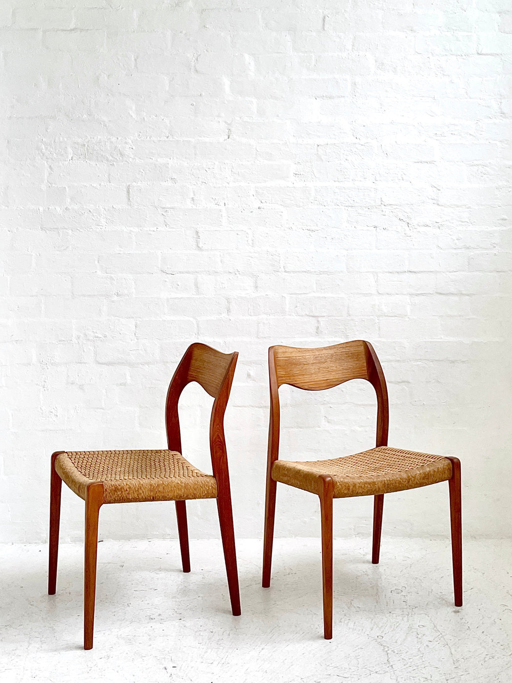 Niels O. Møller 'Model 71' Chairs