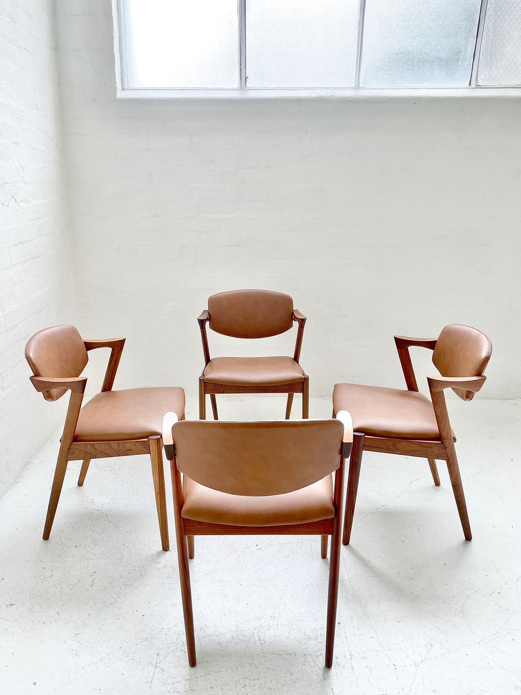Set of four Kai Kristiansen 'Model #42' Chairs