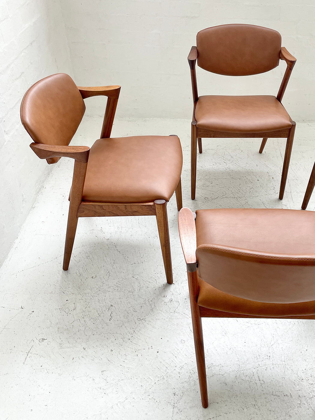 Set of four Kai Kristiansen 'Model #42' Chairs