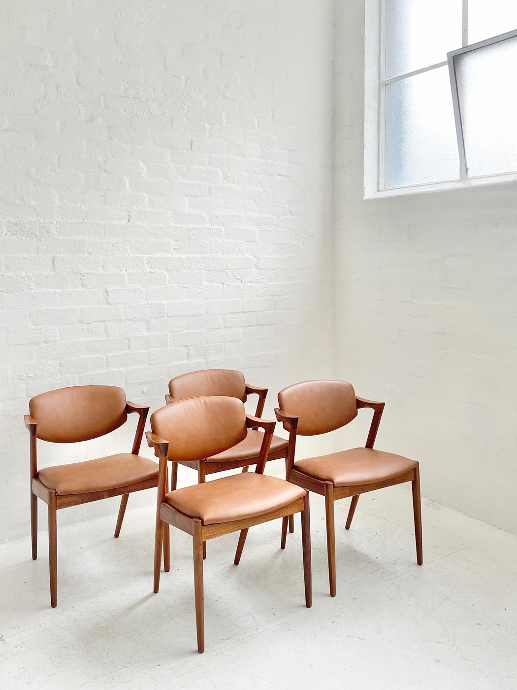Set of four Kai Kristiansen 'Model #42' Chairs