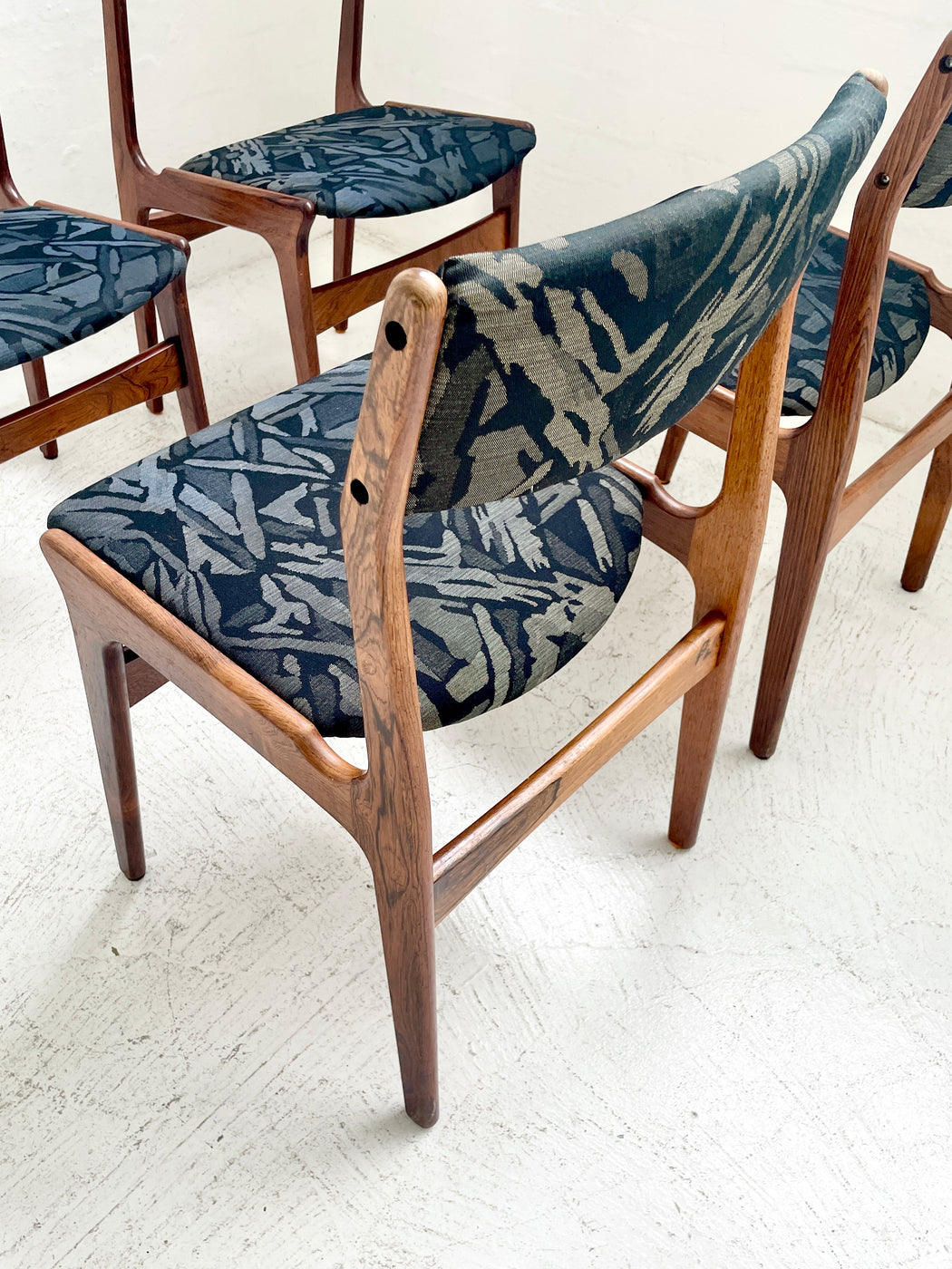 Set of Danish Rosewood Dining Chairs by 'Nova'