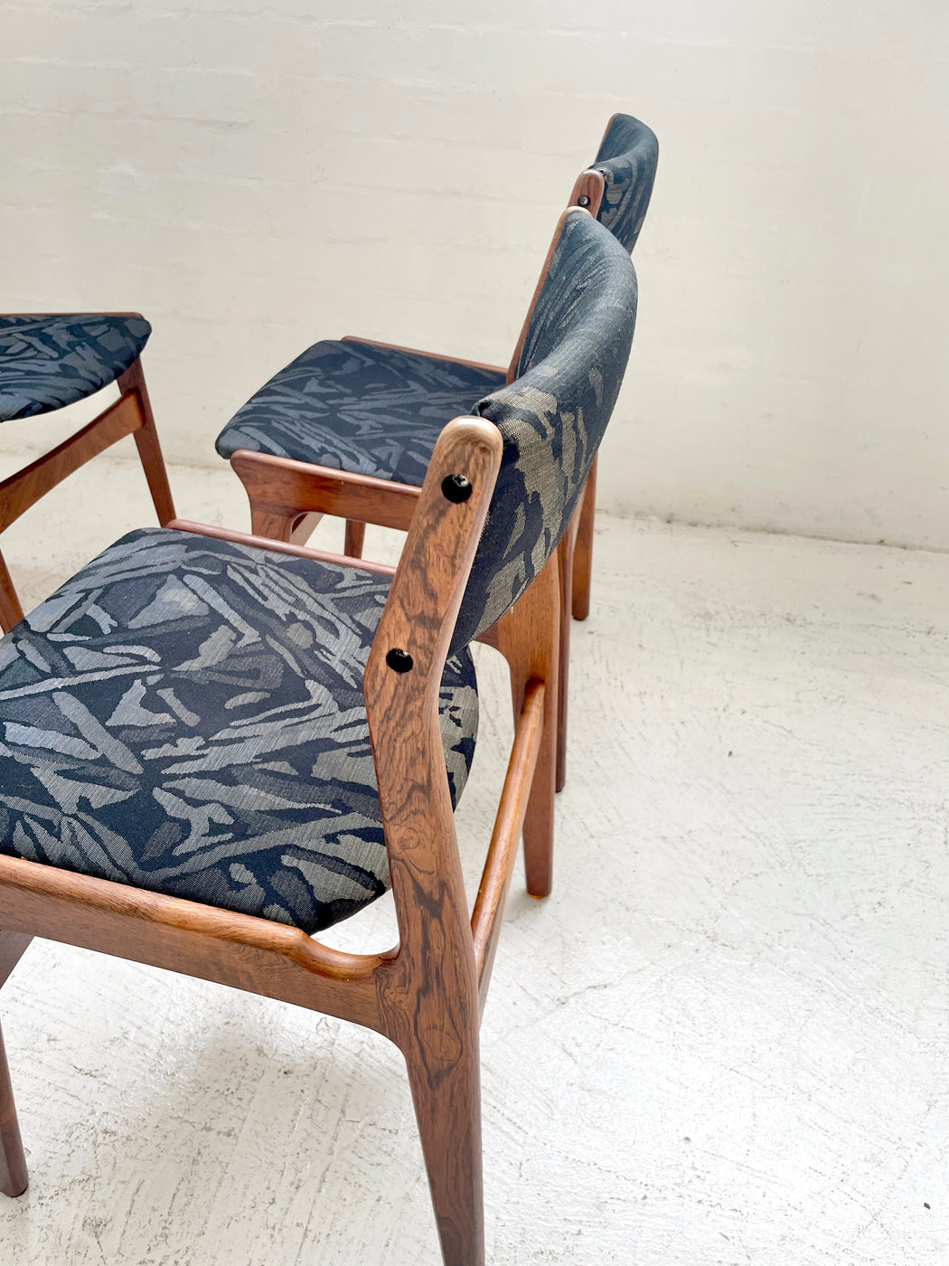 Set of Danish Rosewood Dining Chairs by 'Nova'