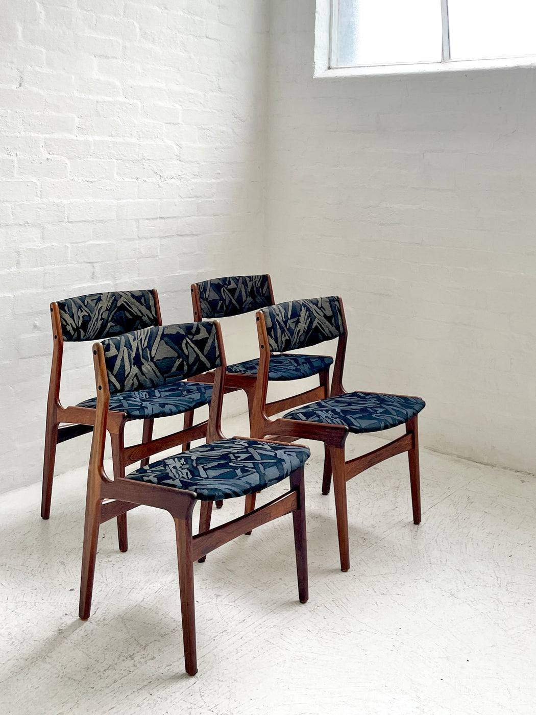 Set of Danish Rosewood Dining Chairs by 'Nova'