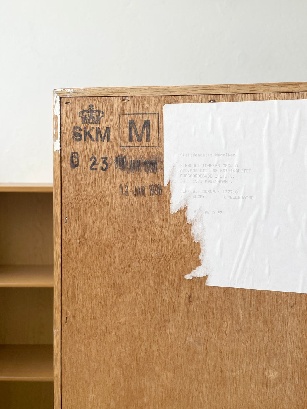 Pair of Danish Oak Bookshelves