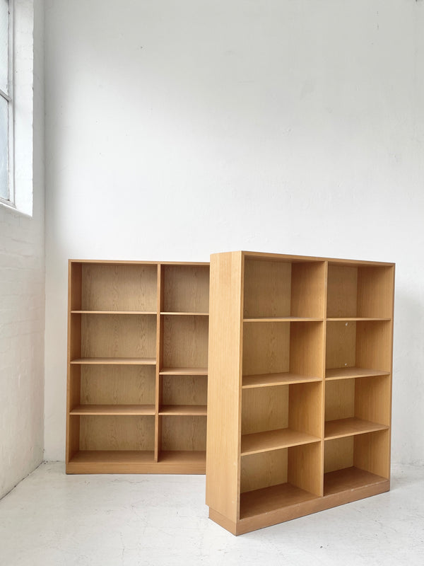 Pair of Danish Oak Bookshelves