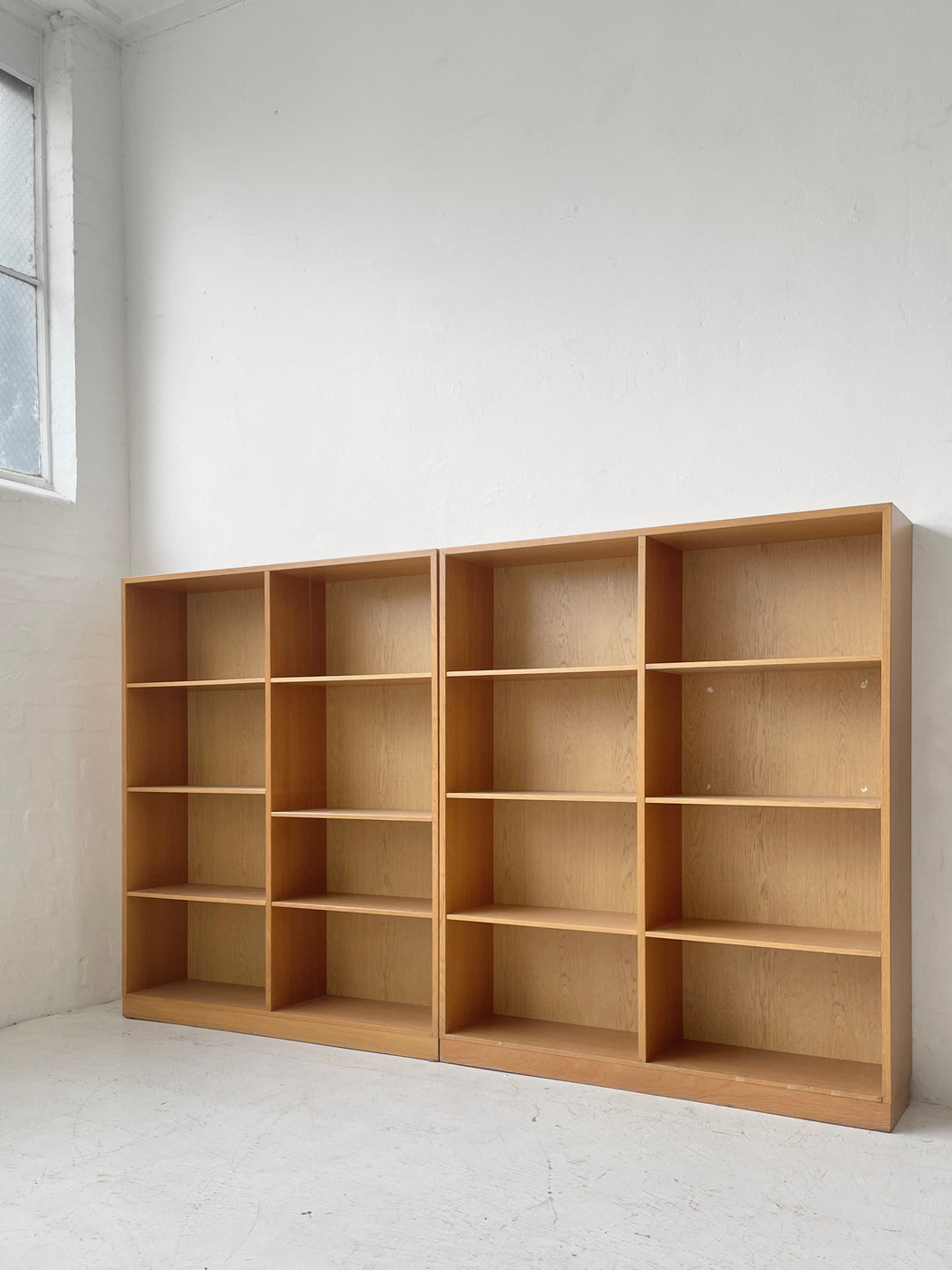 Pair of Danish Oak Bookshelves