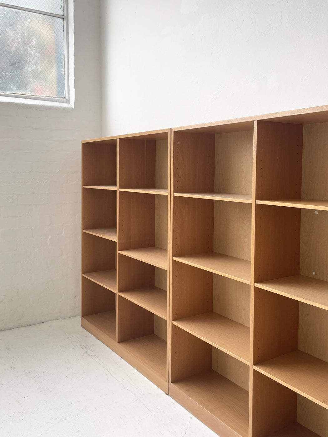 Pair of Danish Oak Bookshelves