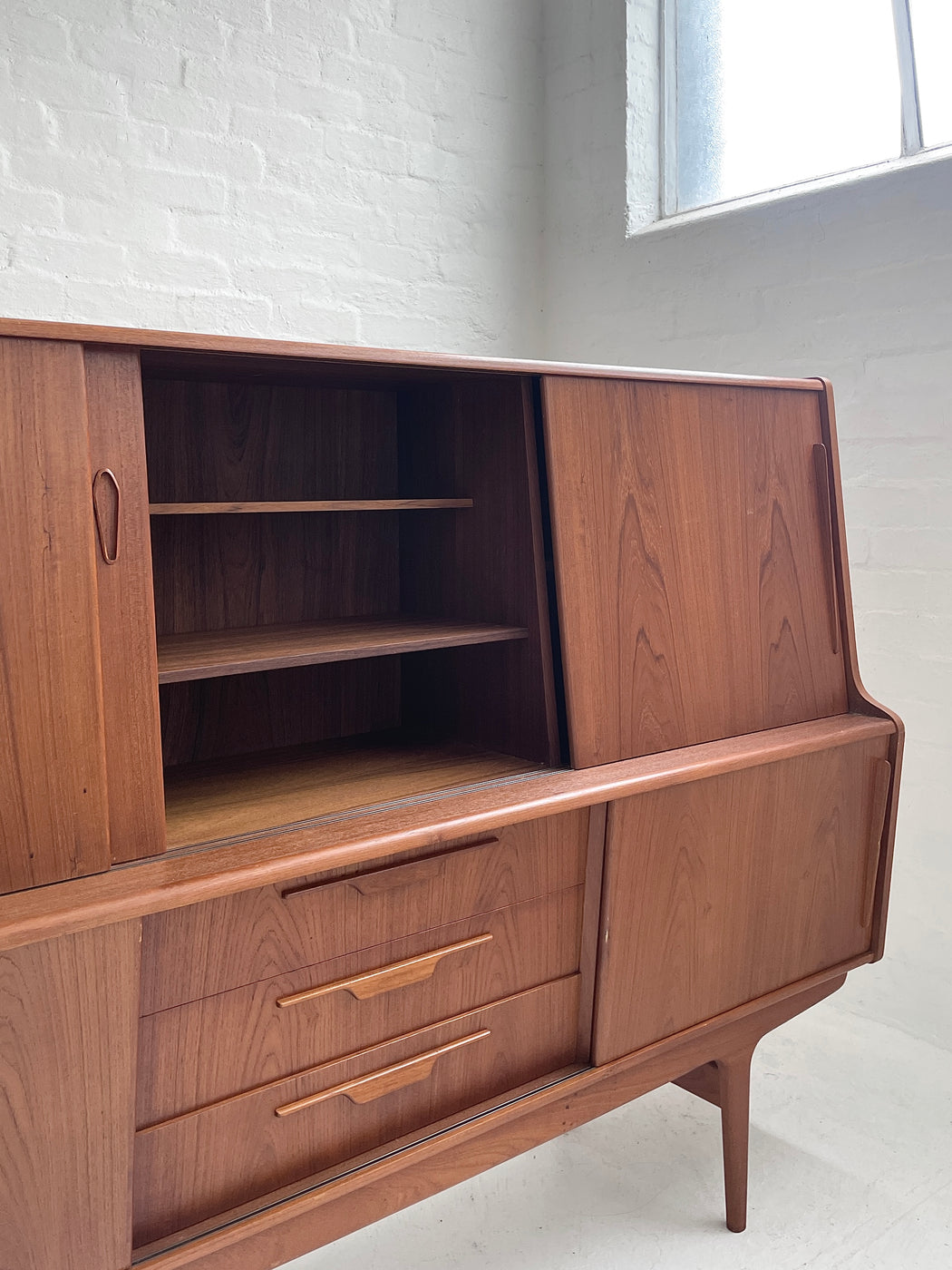 Danish Teak Highboard