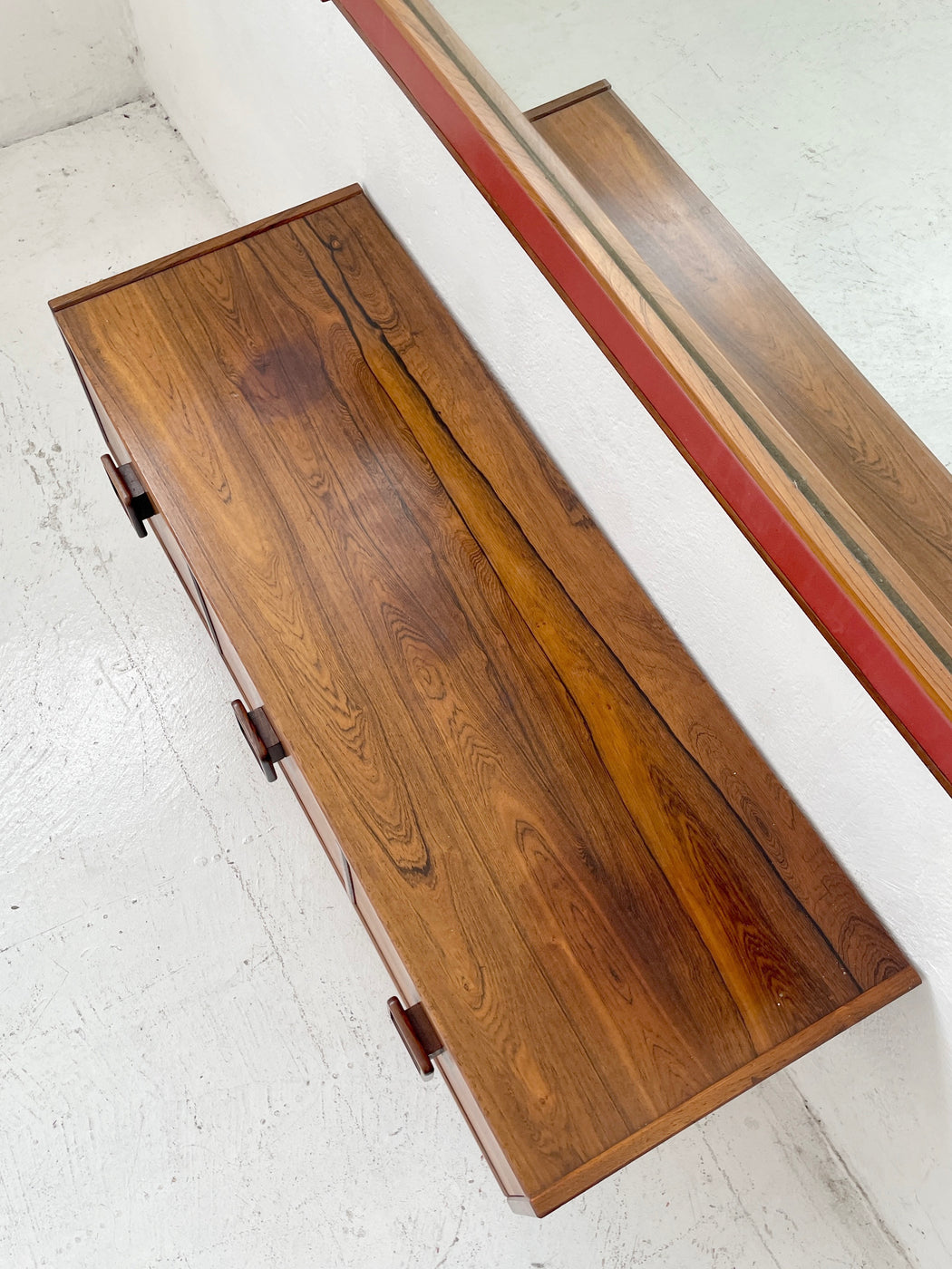 Danish Entry Dresser & Mirror