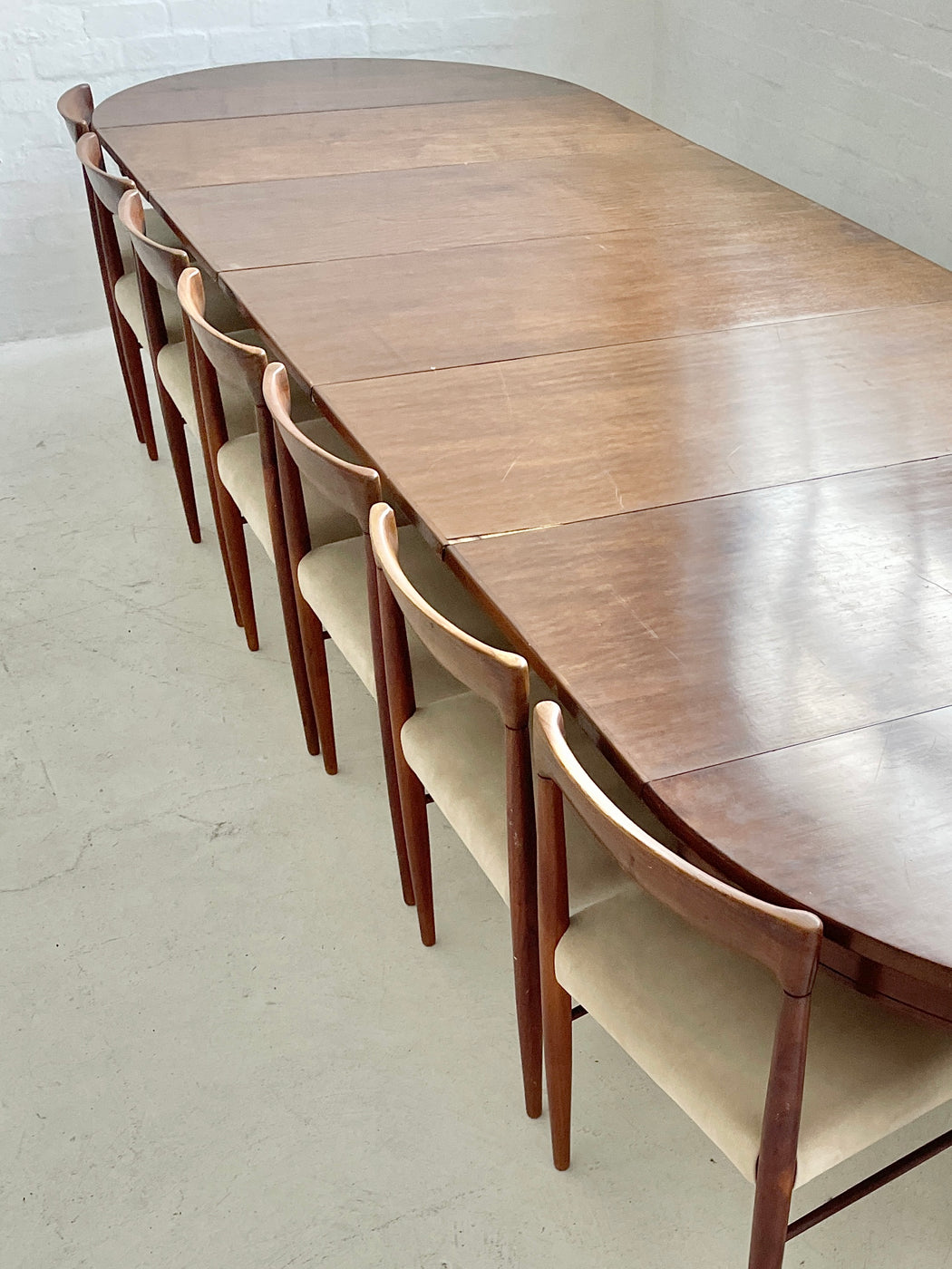 Danish Walnut Dining Table