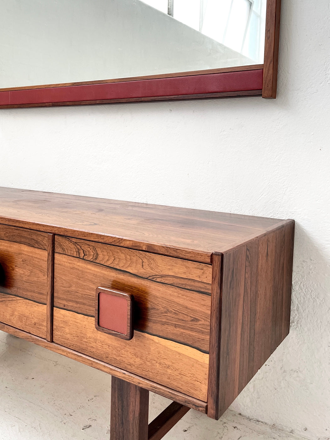 Danish Entry Dresser & Mirror