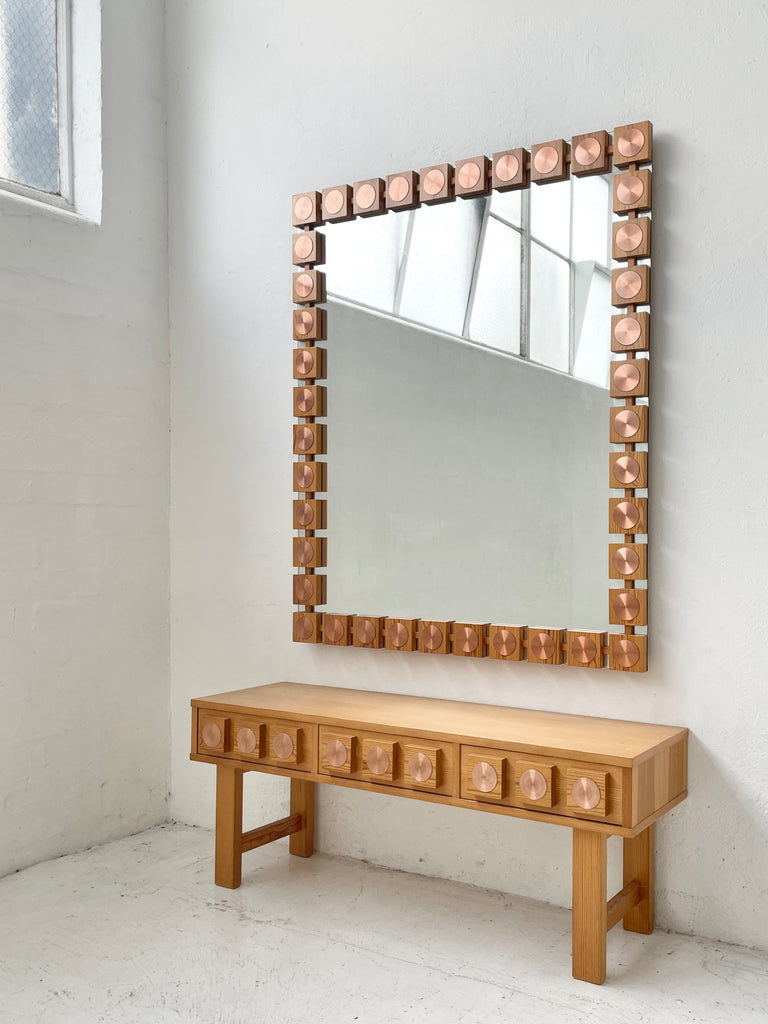 Danish Entry Dresser & Mirror — Nord