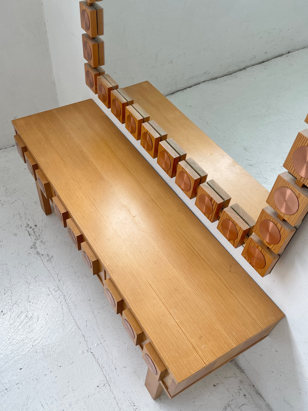 Danish Entry Dresser & Mirror