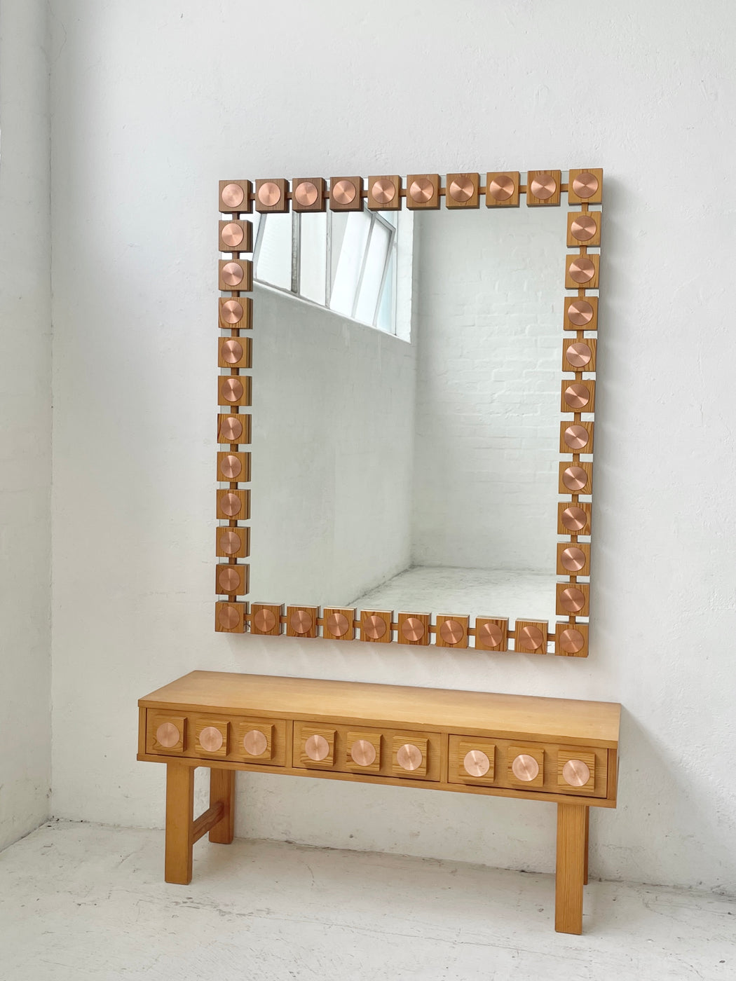 Danish Entry Dresser & Mirror