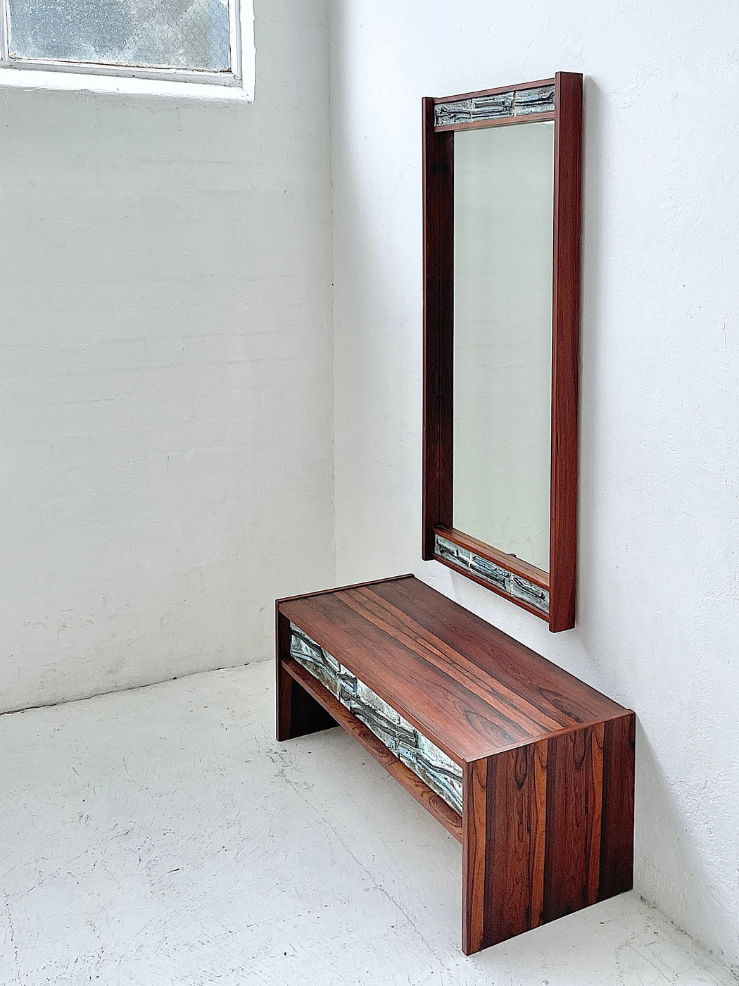 Danish Entry Dresser & Mirror