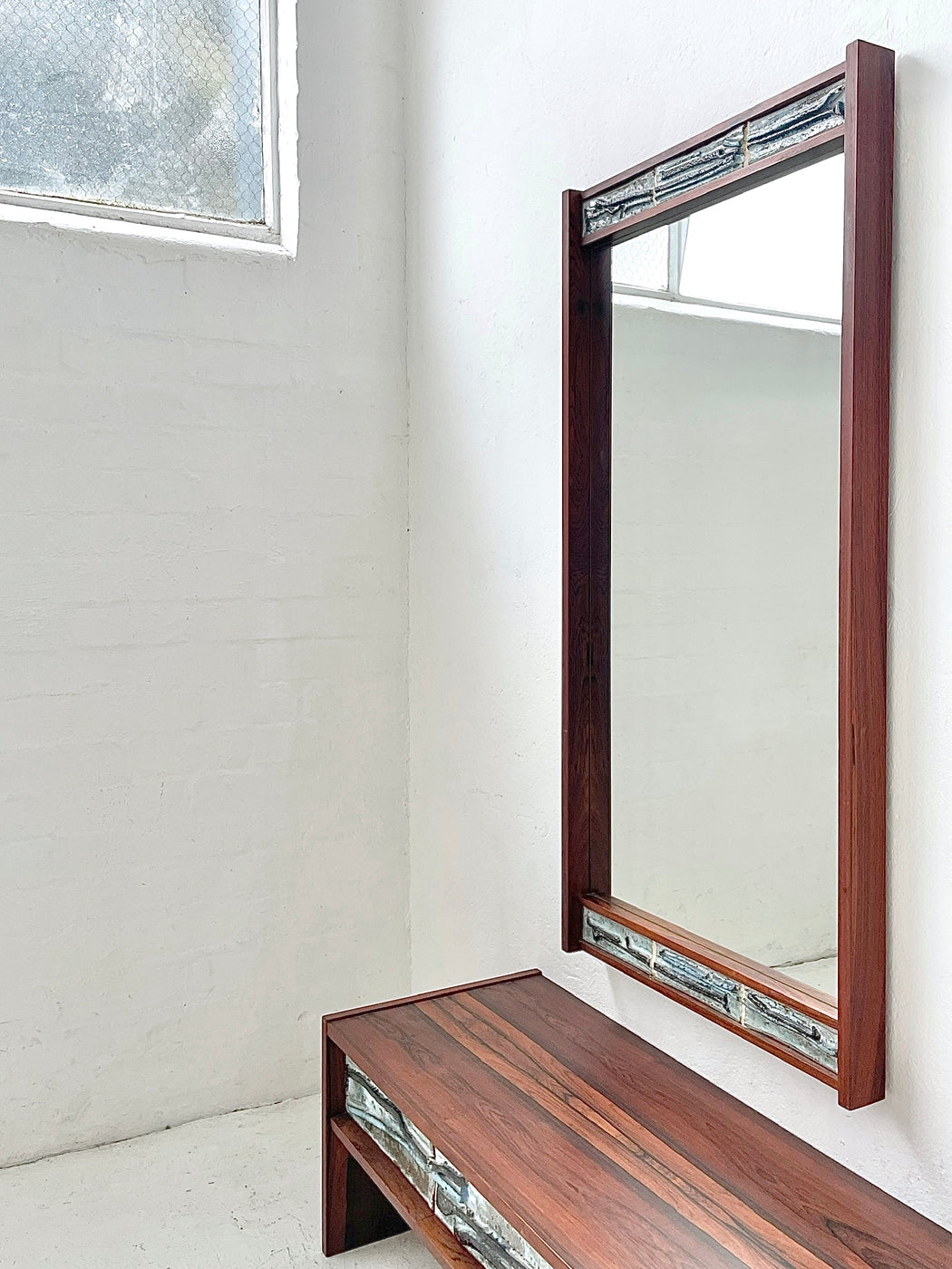 Danish Entry Dresser & Mirror