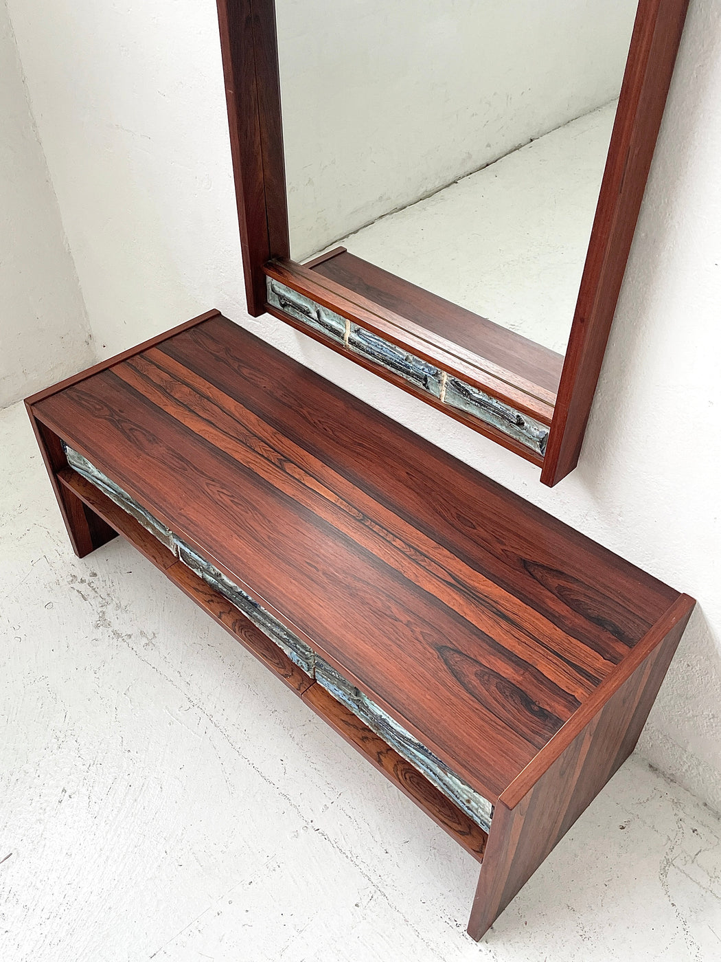 Danish Entry Dresser & Mirror