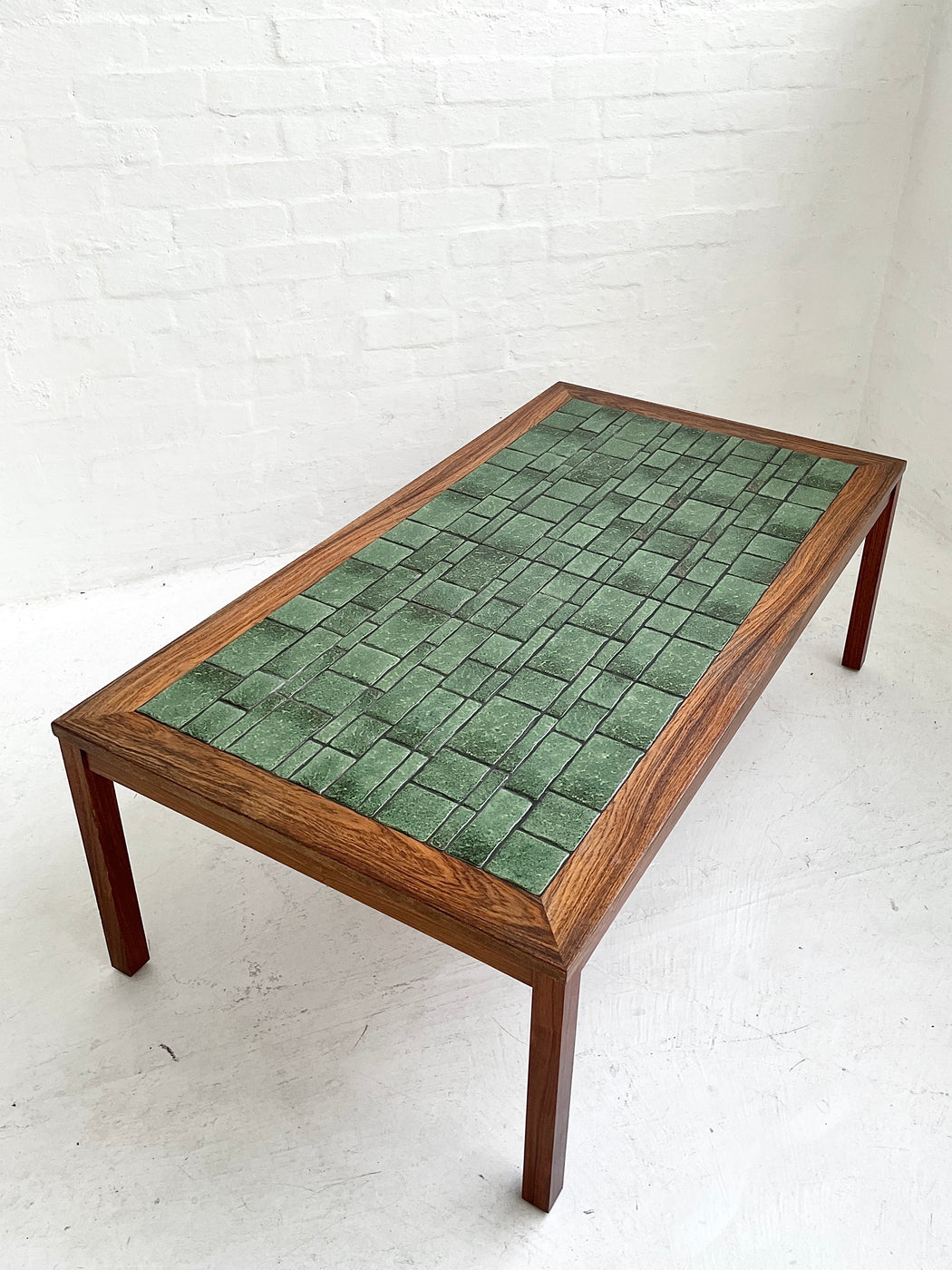 Danish Tile-topped Rosewood Coffee Table